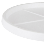 Prato Plástico Redondo Branco Extra Grande