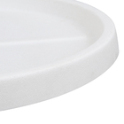 Prato Plástico Redondo Branco Grande