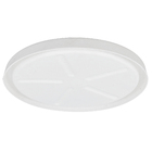 Prato Plástico Redondo Branco Médio