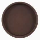 Prato Plástico Redondo Café 34cm