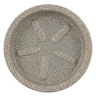 Prato Plástico Redondo Cinza 20cm