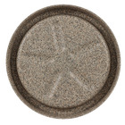 Prato Plástico Redondo Cinza 20cm