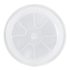 Prato Plástico Redondo Incolor 12cm