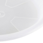 Prato Plástico Redondo Incolor 12cm