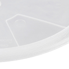 Prato Plástico Redondo Incolor 20cm