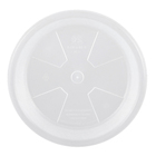 Prato Plástico Redondo Incolor 26cm