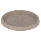 Prato Plástico Redondo Pedra Médio