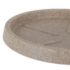 Prato Plástico Redondo Pedra Médio