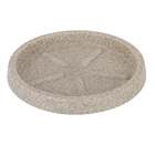 Prato Plástico Redondo Pedra Pequeno