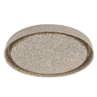 Prato Plástico Redondo Pedra Pequeno