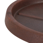 Prato Plástico Redondo Rusty Médio