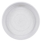 Prato Plástico Roma Redondo Cinza 23cm