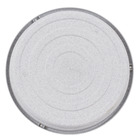 Prato Plástico Roma Redondo Cinza 23cm