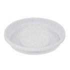 Prato Plástico Roma Redondo Cinza 26cm