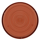 Prato Plástico Roma Redondo Marrom 23cm