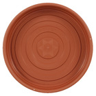 Prato Plástico Roma Redondo Marrom 31cm