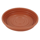 Prato Plástico Roma Redondo Marrom 31cm