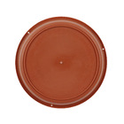 Prato Plástico Roma Redondo Marrom 9cm