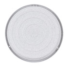 Prato Plástico Roma Redondo Cinza Mini