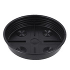 Prato Plástico Roma Redondo Preto 11cm