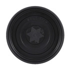 Prato Plástico Roma Redondo Preto 13cm