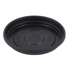Prato Plástico Roma Redondo Preto 13cm