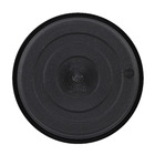 Prato Plástico Roma Redondo Preto 13cm