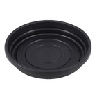 Prato Plástico Roma Redondo Preto 17cm