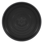 Prato Plástico Roma Redondo Preto 31cm