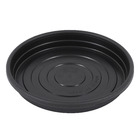 Prato Plástico Roma Redondo Preto 31cm
