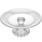 Prato Porta Bolo Com Pé Cristal Renaissance 25cm Boleira Lyor