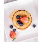 Prato Quadrado Branco Avulso Plástico Cozy Coza 20,6x2,6cm La