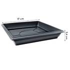 Prato Quadrado Para Floreira Romano 01 Preto Nutriplan