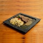 Prato Quadrado Raso Servir Porção Em Pedra Sabão G 24x24