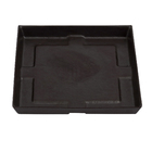 Prato Quadrado Slim 23 cm Café Japi