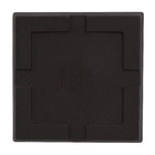 Prato Quadrado Slim 23 cm Café Japi