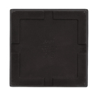 Prato Quadrado Slim 27 cm Café Japi