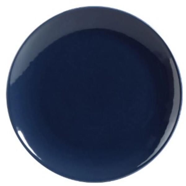 Prato Raso 28cm Azul Marinho Porto Brasil