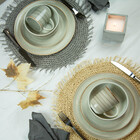 Prato Raso Aquarela Cinza 28cm