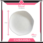 Prato Raso Cerâmica 27cm Orion Reativo Branco