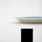 Prato raso cerâmica azul burguer 26cm Oxford