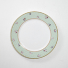 Prato raso cerâmica flat amore 26cm Porto Brasil