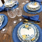 Prato Raso Ceramica Siciliano Oxford 26cm