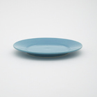 Prato raso cerâmica turquesa 25cm Porto Brasil