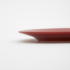 Prato raso cerâmica vermelho 25cm Porto Brasil