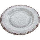 Prato Raso Com Efeito Textura 22.3cm Branco