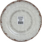 Prato Raso Com Efeito Textura 22.3cm Branco