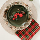 Prato Raso Copa E Cia Aquarelle Cerâmica - Memórias De Natal