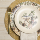 Prato Raso Copa E Cia Aquarelle Cerâmica - Memórias De Natal