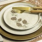 Prato Raso Copa E Cia Aquarelle Em Cerâmica - Pinhas